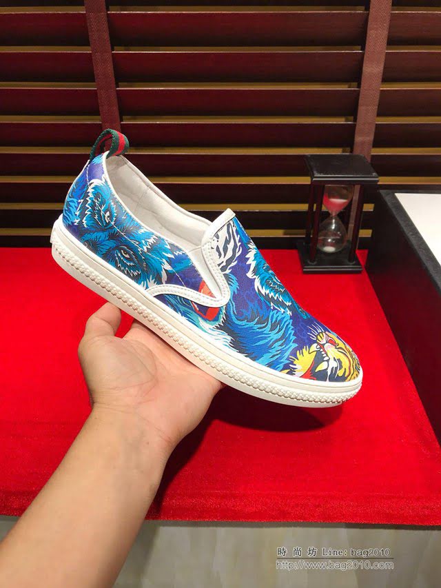 GUCCI男鞋 官網爆賣款 古馳經典款 Gucci男士休閒板鞋  hdnx1005